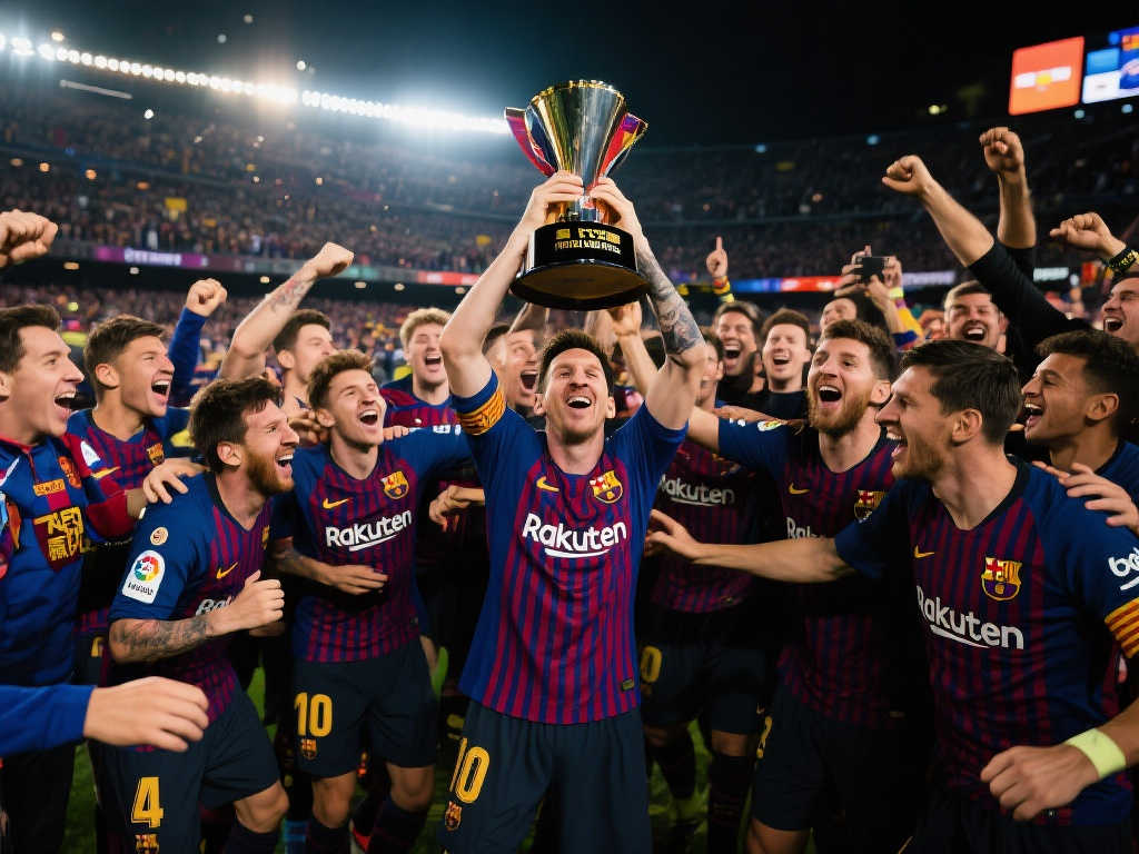 久违的喜悦!国米力克巴萨挺进欧冠决赛,球员激情冲场狂欢